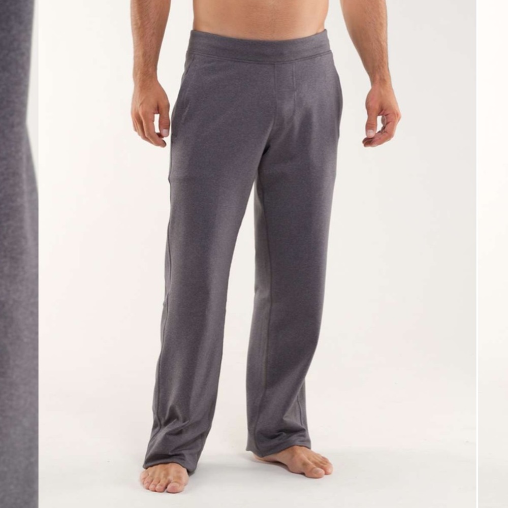 LULULEMON Men KUNG FU Sweatpant-Heathered gray XXL